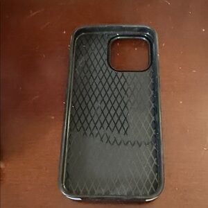 Apple Black Diamond Pattern Phone Case